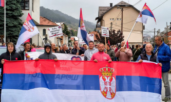 Са протеста одржаног 28. септембра