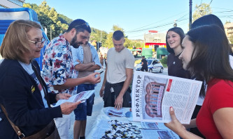 На студентском штанду у Новој Вароши (Фото: Р. Поповић)